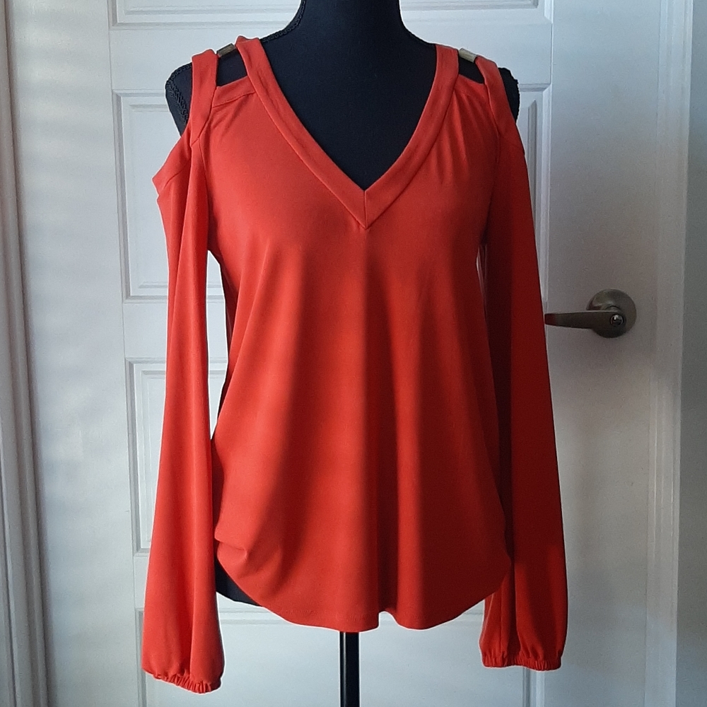 Michael Kors Cold Shoulder Long sleeve top